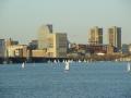 Evening Sail, Growing City, Charles River, April 25, 2003