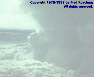 Clouds at 30,000 feet